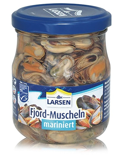 Školjke v marinadi, Larsen, 200 g