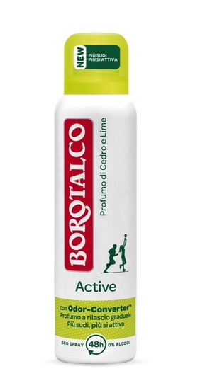 Deodorant  Active citrus & lime fresh sprej, Borotalco, 150 ml