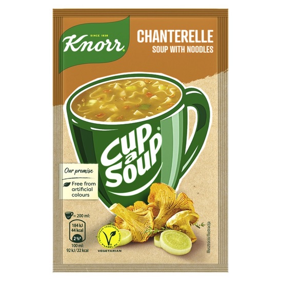 Juha z lisičkami, Cup a Soup, Knorr, 13 g