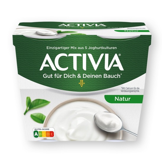 Navadni jogurt, Activia, 4 x 115 g