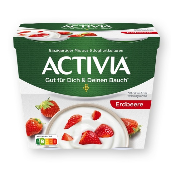 Jogurt jagoda, Activia, 4 x 115 g
