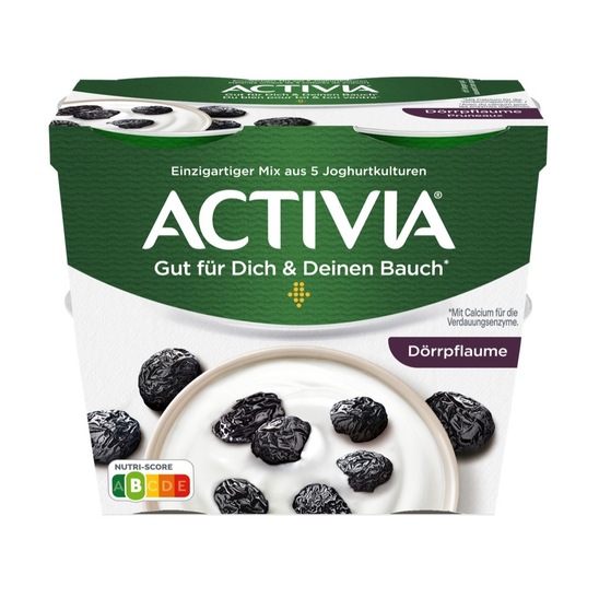 Jogurt s suhimi figami, Activia, 4 x 115 g