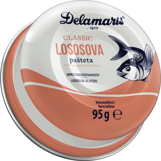 Lososova pašteta, Delamaris, 95 g