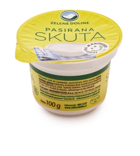 Polnomastna pasirana skuta, Zelene Doline, 100 g