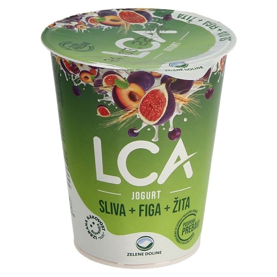 Sadni jogurt sliva in figa in žita, 1,2 % m.m., LCA, 180 g