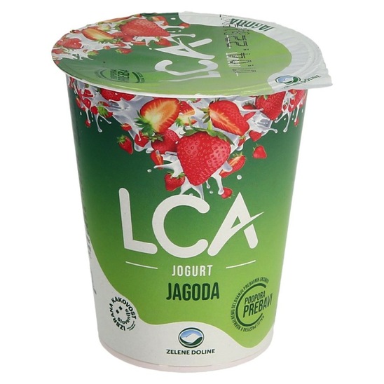 Sadni jogurt jagoda, 1,2 % m.m., LCA, 180 g
