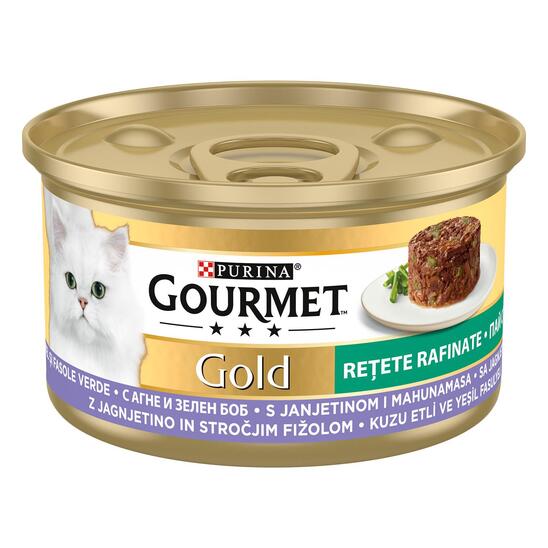 Hrana za mačke Gourmet Gold SC, jagnjetina in stročji fižol, Purina, 85 g