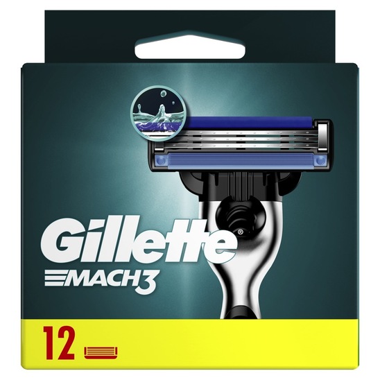 Brivski vložki Mach3, Gillette, 12/1