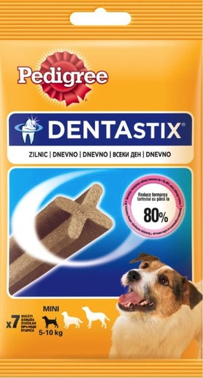 Prigrizek za majhne pse za dnevno nego zob Dentastix, Pedigree, 110 g