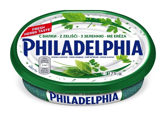 Sirni namaz z zelišči, Philadelphia, 175 g