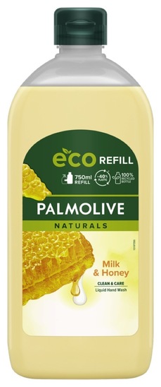 Tekoče milo, mleko in med refil, Palmolive Naturals, 750 ml