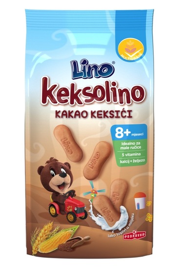 Kakavovi keksi, Keksolino, Lino, 140 g