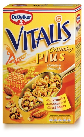 Muesli z medom, Vitalis, 300 g