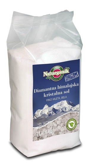 Fino mleta himalajska sol, Biorganik, 1 kg