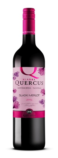 Rdeče vino, Sladki Merlot, Quercus, 0,75 l