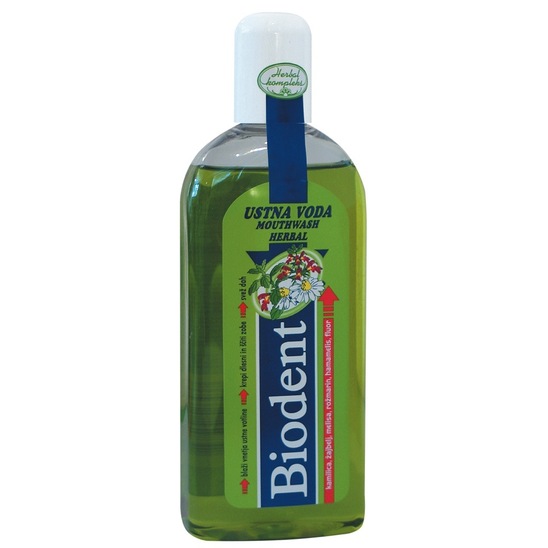 Ustna voda, Biodent zeliščna herbal, 250 ml