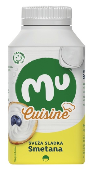 Sladka smetana, Mu Cusine, 250 ml