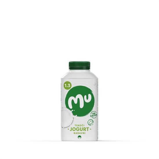 Navadni jogurt, 1,3 % m.m., Mu, 500 g