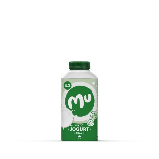 Navadni jogurt, 3,2 % m.m., Mu, 500 g
