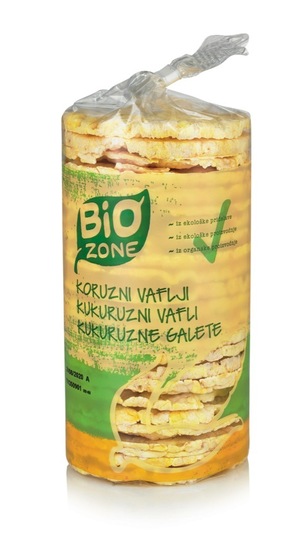 Bio koruzni vaflji, Bio Zone, 120 g