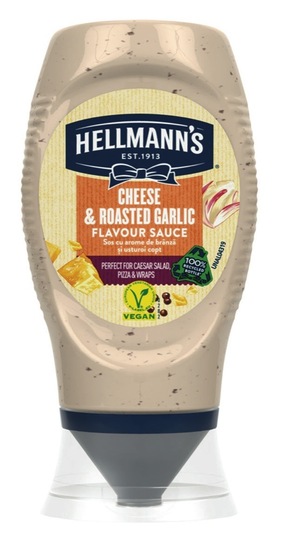 Omaka z okusom sira in česna, Hellmann's, 250 ml
