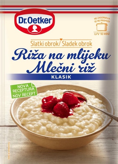 Mlečni riž, Dr. Oetker, 125 g