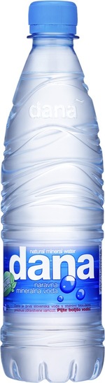 Negazirana naravna mineralna voda, Dana, 0,5 l
