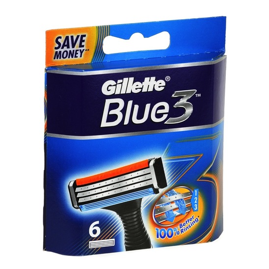 Brivski vložki Gillette Blue 3, 6 kosov