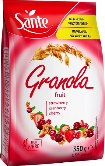Muesli Granola s sadjem, Sante, 350 g