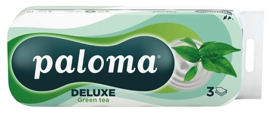 Toaletni papir, Paloma Deluxe Green Tea, 3-slojni, 10 rolic