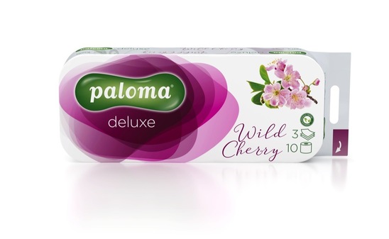 Toaletni papir Paloma deluxe wild cherry 3-slojni, 10 x 150