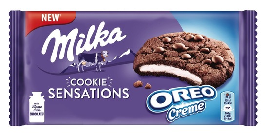 Keksi Sensation Oreo, Milka, 156 g