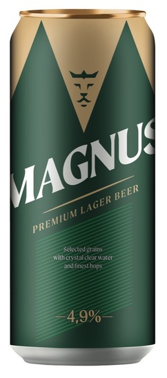 Pivo, Magnus, 4,9 % alkohola, 0,5 l