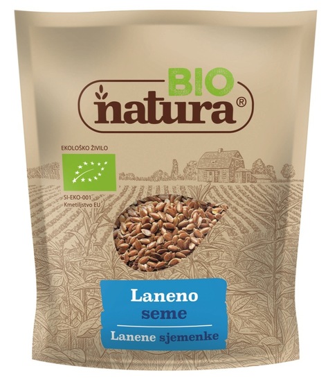 Bio laneno seme, Natura, 200 g