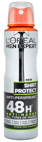 Deodorant Men Expert shirt protect sprej, Loreal, 150 ml