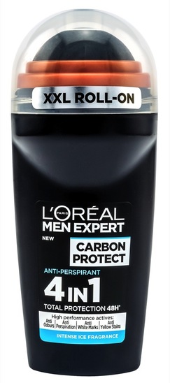 Deodorant Men Expert carbon protect roll on, Loreal, 50 ml