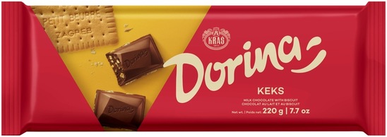 Čokolada Keks, Dorina 220 g