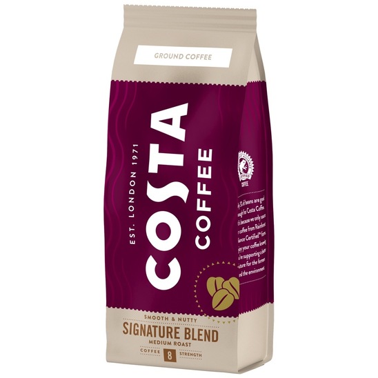 Mleta kava, srednje pražena, Costa, 200 g