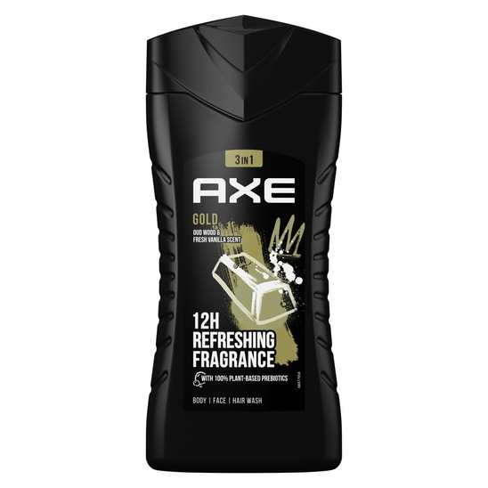 Gel za prhanje Gold, Axe, 250 ml