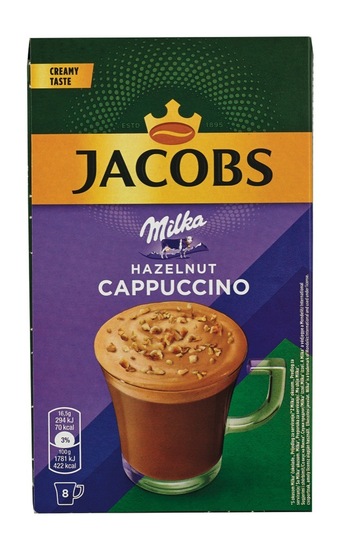 Cappucino, lešnik, Jacobs, 132 g