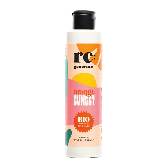 Naravni šampon za suhe lase, RE, 200 ml