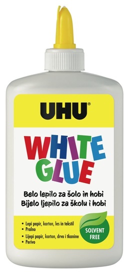 Belo šolsko lepilo, UHU, 250 g