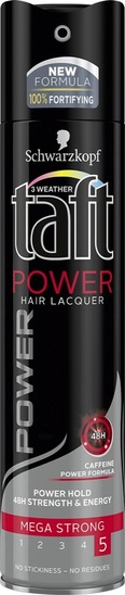 Lak za lase, Power, Taft, 250 ml