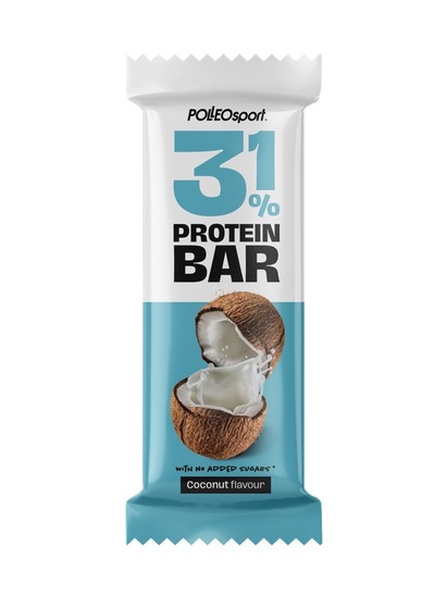 Proteinska tablica 31 %, kokos, Polleo Sport, 35 g