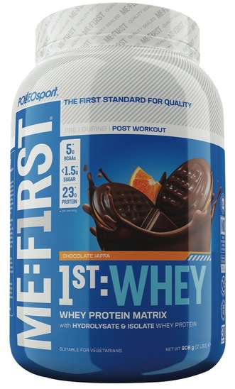 Whey Proteini Me:First, Jaffa, Polleo Sport, 908 g