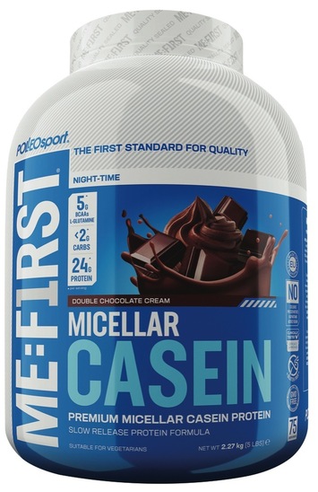 Prehransko dopolnilo Micelar Casein Me:First, dvojna čokolada, Polleo Sport, 2,27 kg