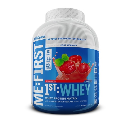 Whey Proteini Me:First, jagoda, Polleo Sport, 2,27 kg