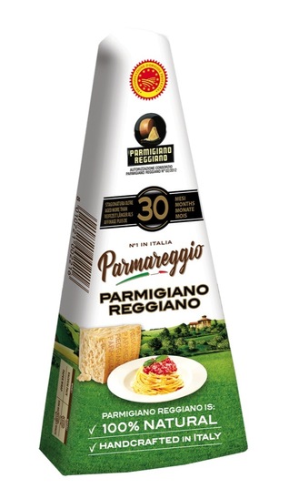 Trdi sir za ribanje Parmigiano Reggiano, Parmareggio, ZOP, pakirano, 150 g