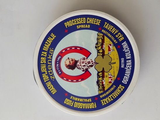 Topljeni sir, klasik, retro, Zdenka, pakirano, 140 g