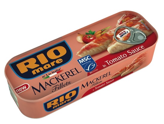 Fileti skuše v paradižnikovi omaki, Rio mare, 169 g